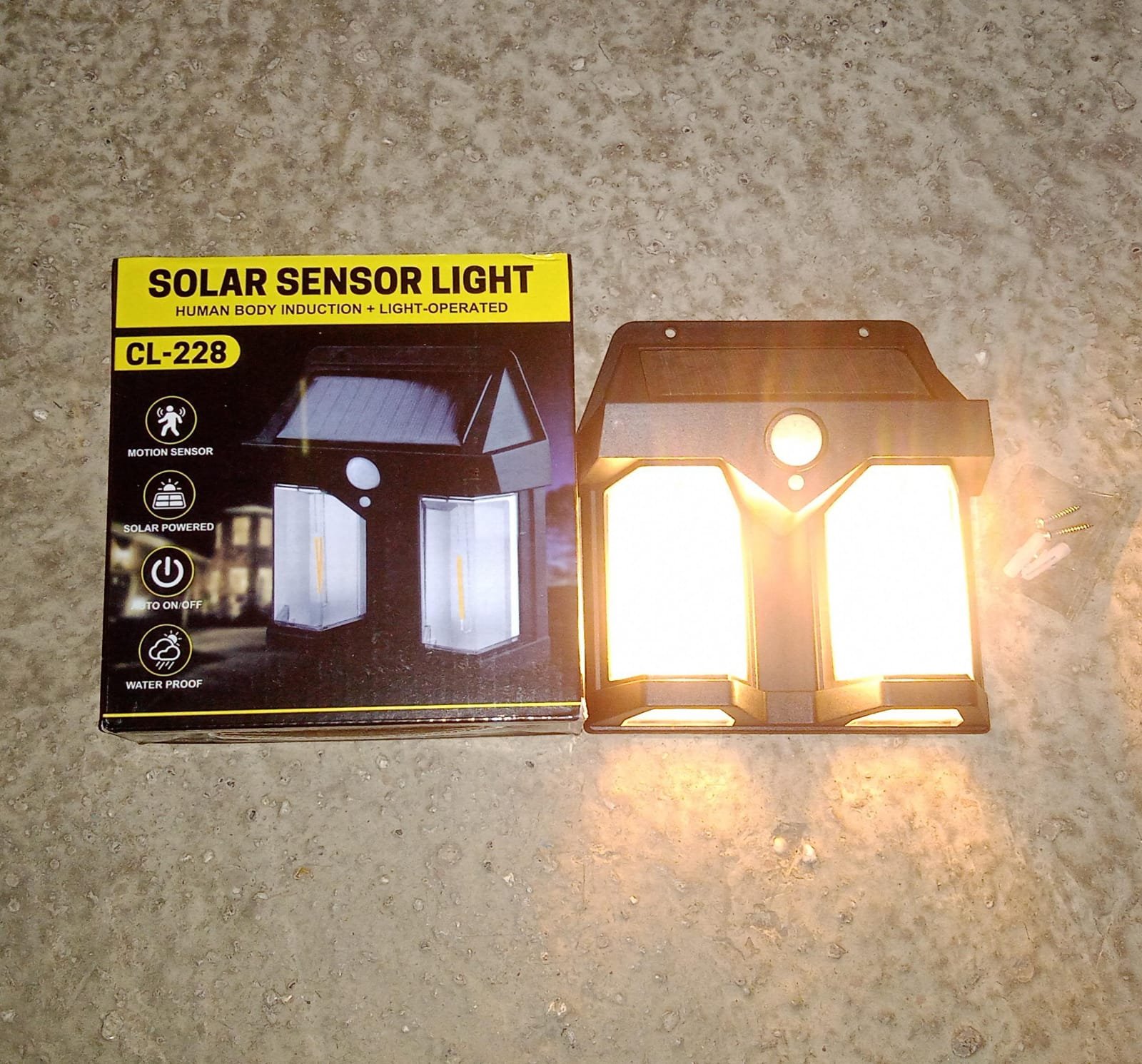 Outdoor Solar Wall Lamp – Waterproof Garden Light | Garden Vera