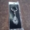 Peacock Feather Keychain – Durable Stainless Steel Design