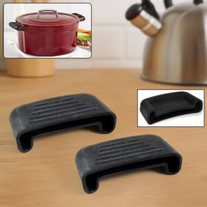Silicone Pot Handle Sleeve – Heat Resistant & Anti-Slip Grip (2 Pc)
