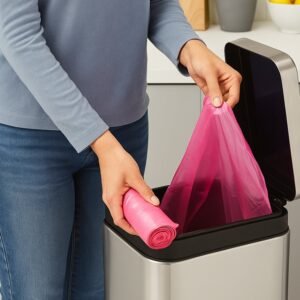 Garbage Bags 45x45 cm – Heavy Duty Leak-Proof Roll