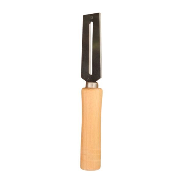 Stainless Steel Vegetable Peeler – Sharp, Comfortable Wooden Grip