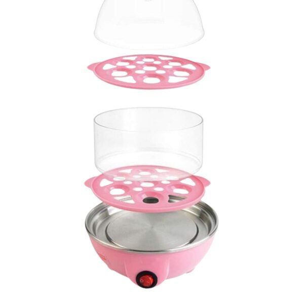 Electric Egg Boiler – 2 Layer Steamer & Poacher |