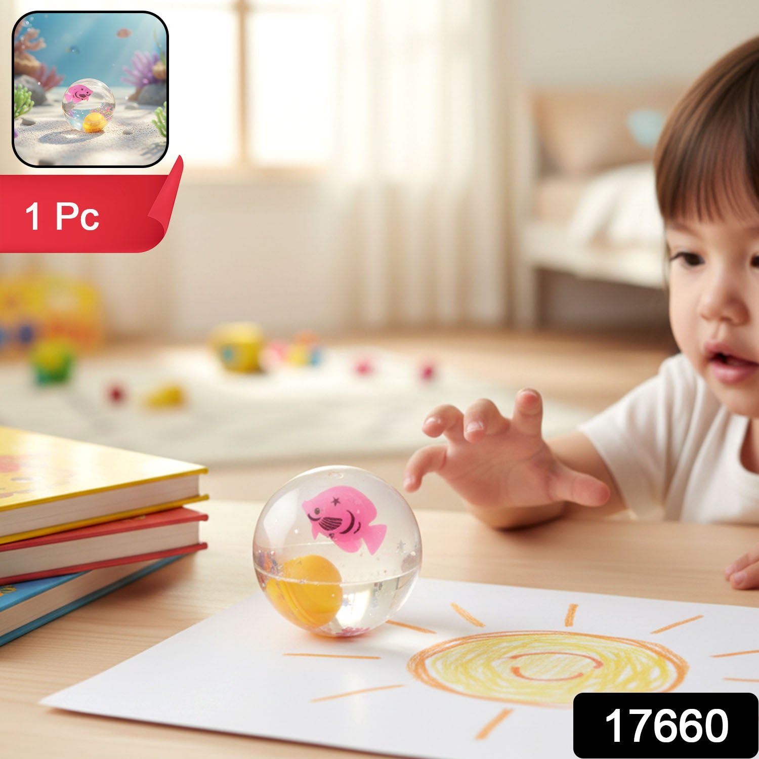 Light-Up Bouncy Ball – Impact-Activated LED & Soft Grip Fun