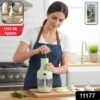 Manual Vegetable Chopper – 1100 ML Capacity for Quick Prep