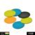 Silicone Coasters (6 Pcs) – Heat-Resistant Round Mats | Styleva