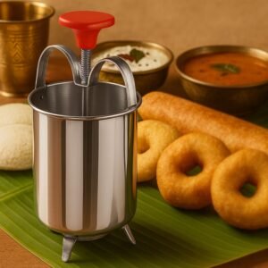 Medu Wada Maker – Stainless Steel Donut Dispenser | CookAura