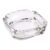 Crystal Glass Ashtray – Elegant Tabletop Decor | Organivo
