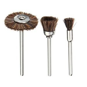 Brass Wire Wheels – 3-Pc Rust & Metal Cleaning Set | ToolMate Pro