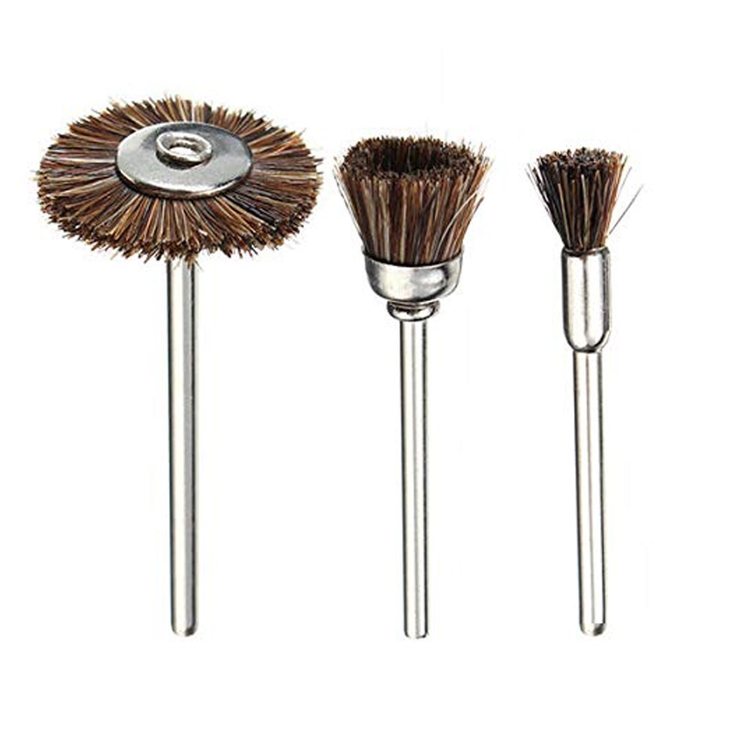 Brass Wire Wheels – 3-Pc Rust & Metal Cleaning Set | ToolMate Pro