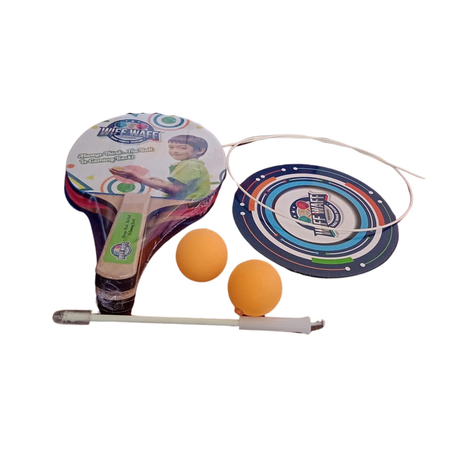 Table Tennis Trainer Set – Portable Wiff Waff for Self Training