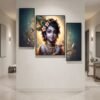 Krishna Flute Wall Art – Vibrant & Sacred Home Decor