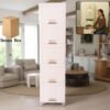 Plastic Storage Drawer Cabinet – 5-Layer Organizer with Wheels