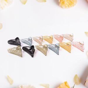 Triangle Hair Claw Clip – Durable Plastic, Assorted Colors
