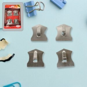 Self-Adhesive Hooks – Heavy Duty Stainless Steel | GlimmerHome