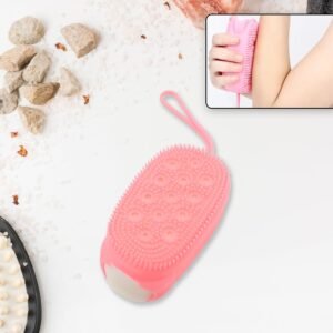Silicone Bath Brush – Dual-Sided Body Scrubber | Velvet Wellness