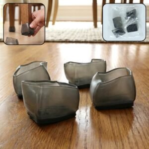 Silicone Furniture Leg Pads – Floor Protection & Noise Reduction