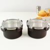 Rustic Jar Set – 2 Airtight 450ml Kitchen Storage Containers