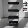 Movable Storage Rack Trolley – 4-Layer Heavy Duty Organizer
