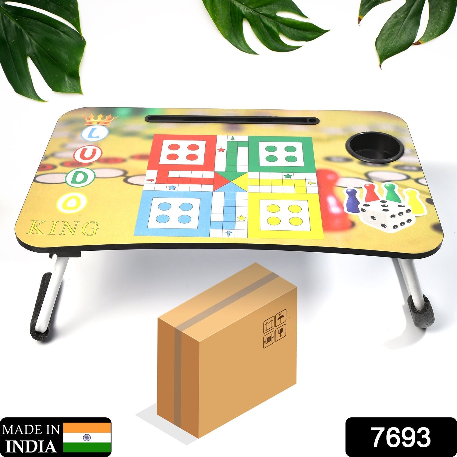 Foldable Study Table – Ludo Design for Kids | Little Learners