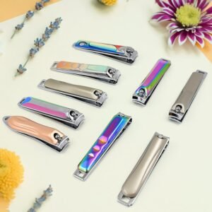 Folding Nail Clippers – Portable Stainless Steel with File | AuriGlam