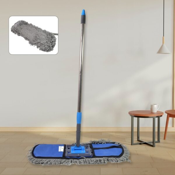 Wet & Dry Floor Mop – Cotton Pad, Aluminium Handle | Pro Clean