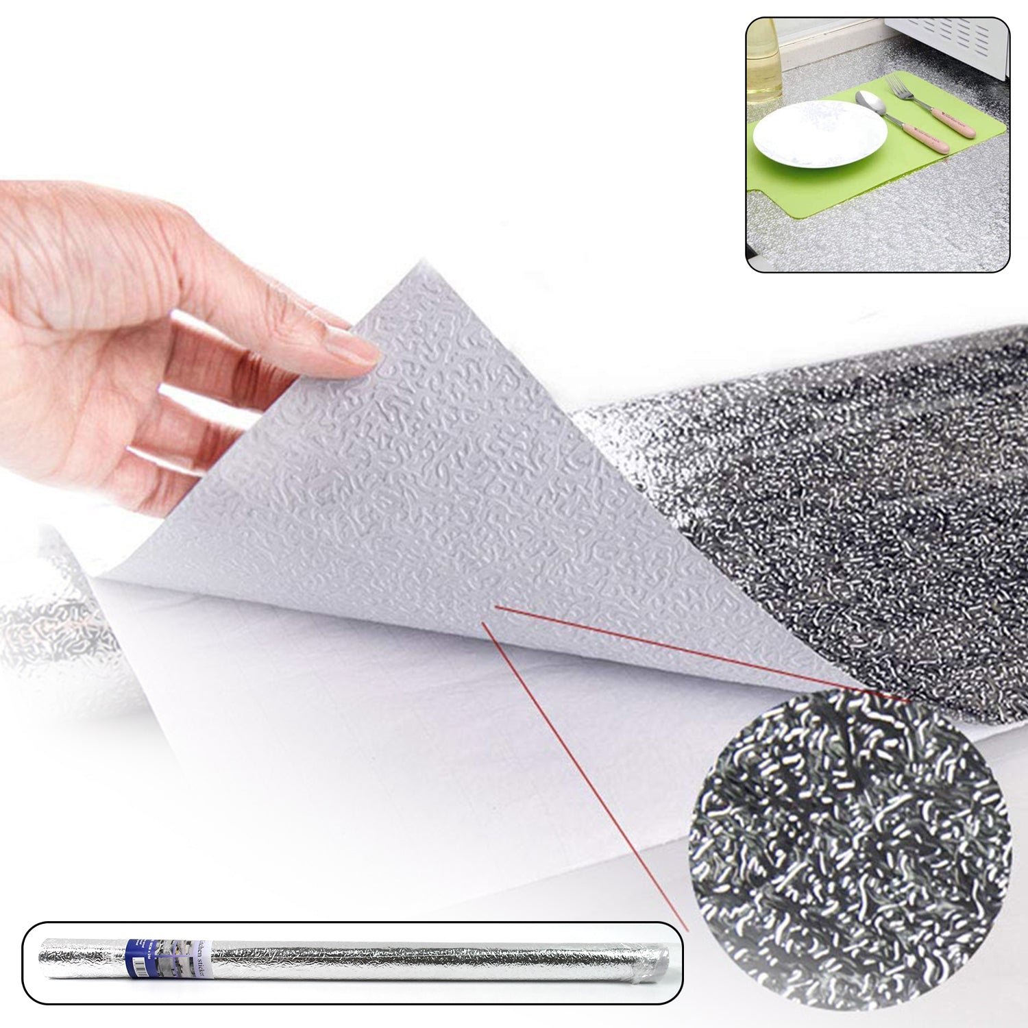Aluminium Kitchen Foil – Oil-Proof Sticker Roll | CookAura