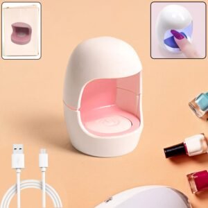 LED Nail Dryer – Quick Gel Polish Curing Plug-In Device