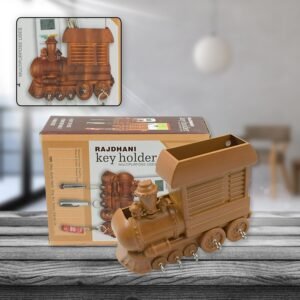 Train Key Holder – Decorative Plastic Wall Mount Organizer | Indo Glow