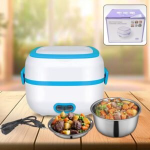 Electric Lunch Box – 3-in-1 Stainless Steel Food Heater | Lunchie Bunchie