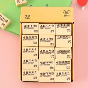 4B Erasers – Smudge-Free 30-Pack for Students | TinyTrendy