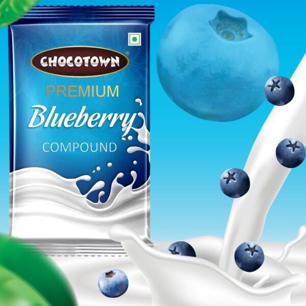 Blueberry Compound Chocolate – 500gm Baking Slab | Chocotown
