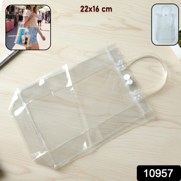 Transparent PVC Carry Bag – Lightweight & Durable Organizer
