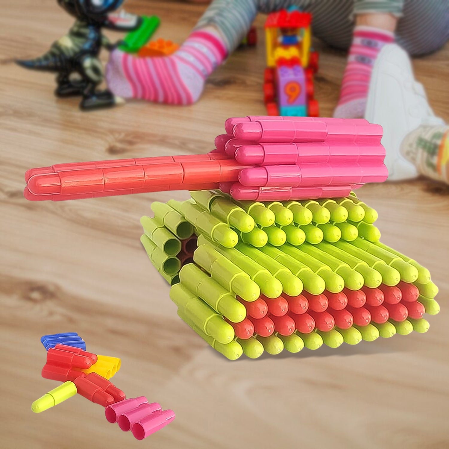 Bullet Blocks for Kids – Creative 88 Pc Building Set | Boardoria