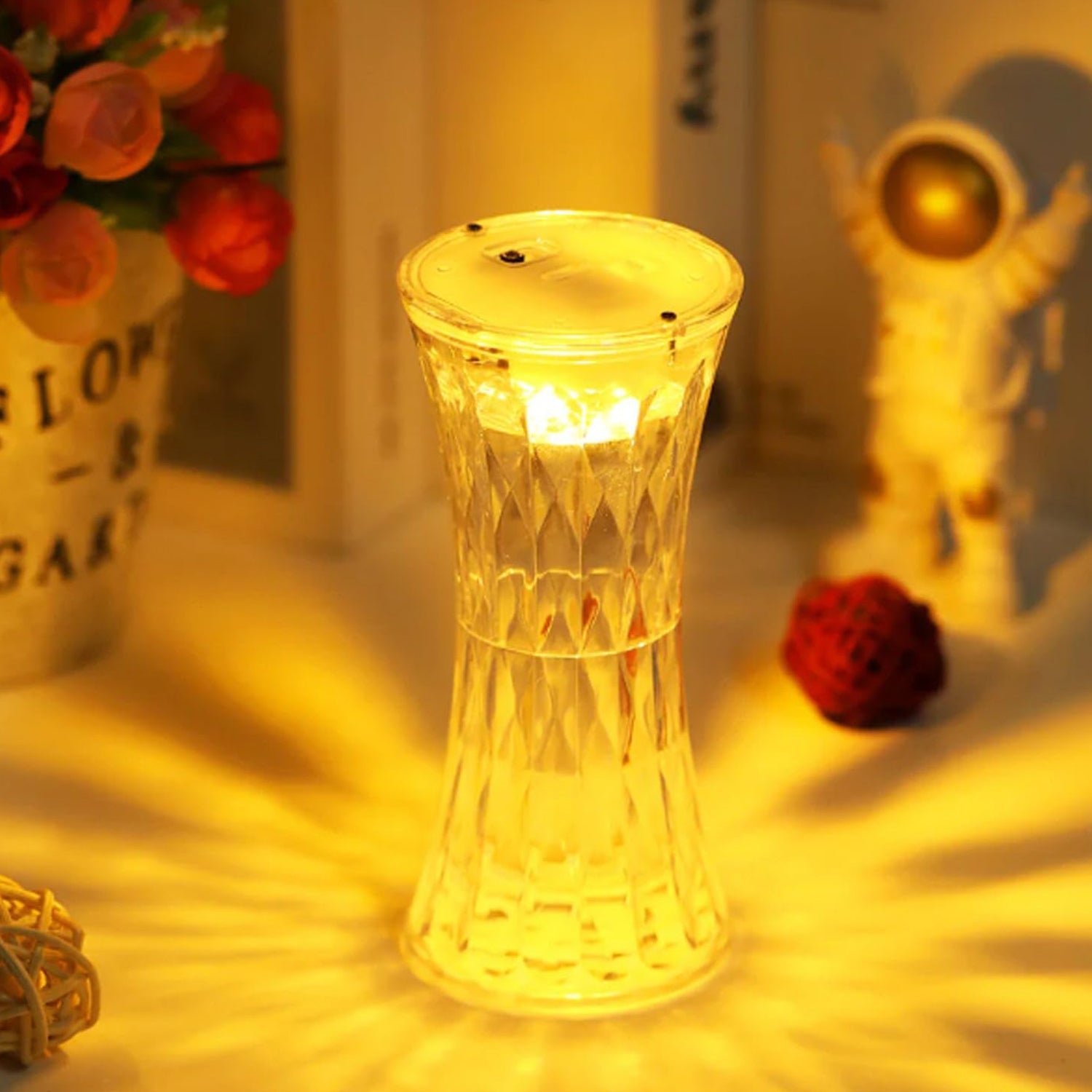 Crystal Night Light Lamp – Soft Lighting & Eye Protection | Indo Glow
