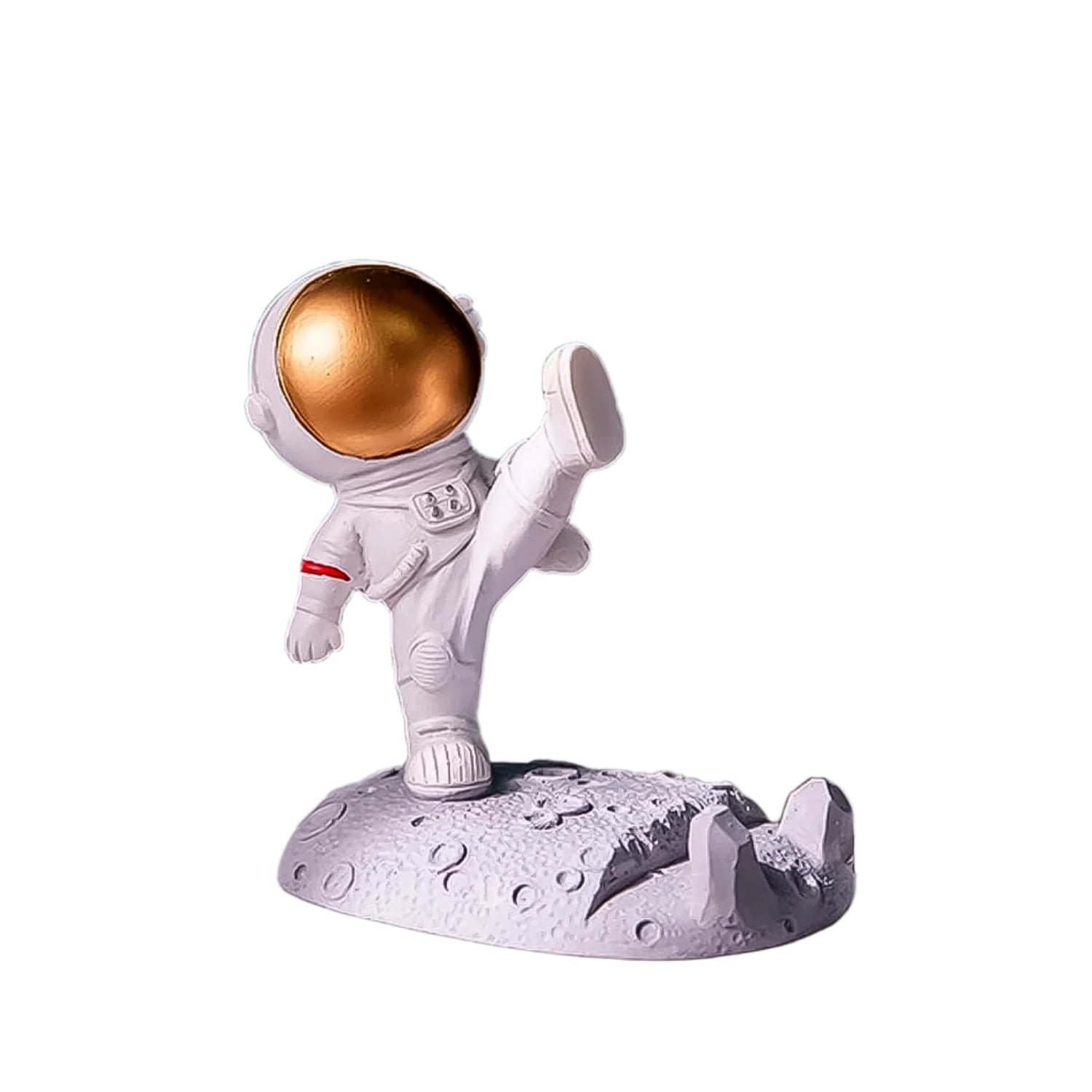 Astronaut Phone Holder – 3D Spaceman Design, Resin | PHOBIA