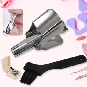 Nose Hair Clipper – Stainless Steel Manual Trimmer | Calm & Curl