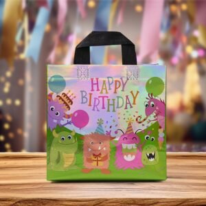 Reusable Birthday Gift Bags – Durable Party Favor Bags with Sturdy Base