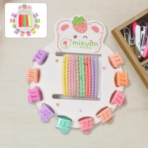 Kids Hair Accessories Set – 22 Pcs Mix Design | Calm & Curl