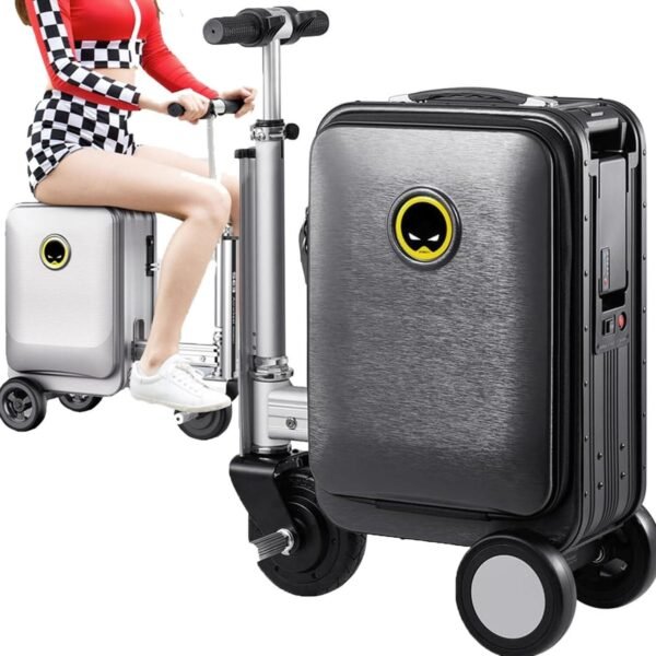 Electric Scooter Suitcase – Rideable Smart Luggage with Removable Battery |