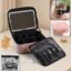 LED Makeup Organizer Box – Touch Sensor Mirror & USB Rechargeable