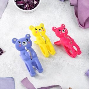 Windproof Towel Clips – Strong Plastic Clips for Beach Towels (3 Pcs)