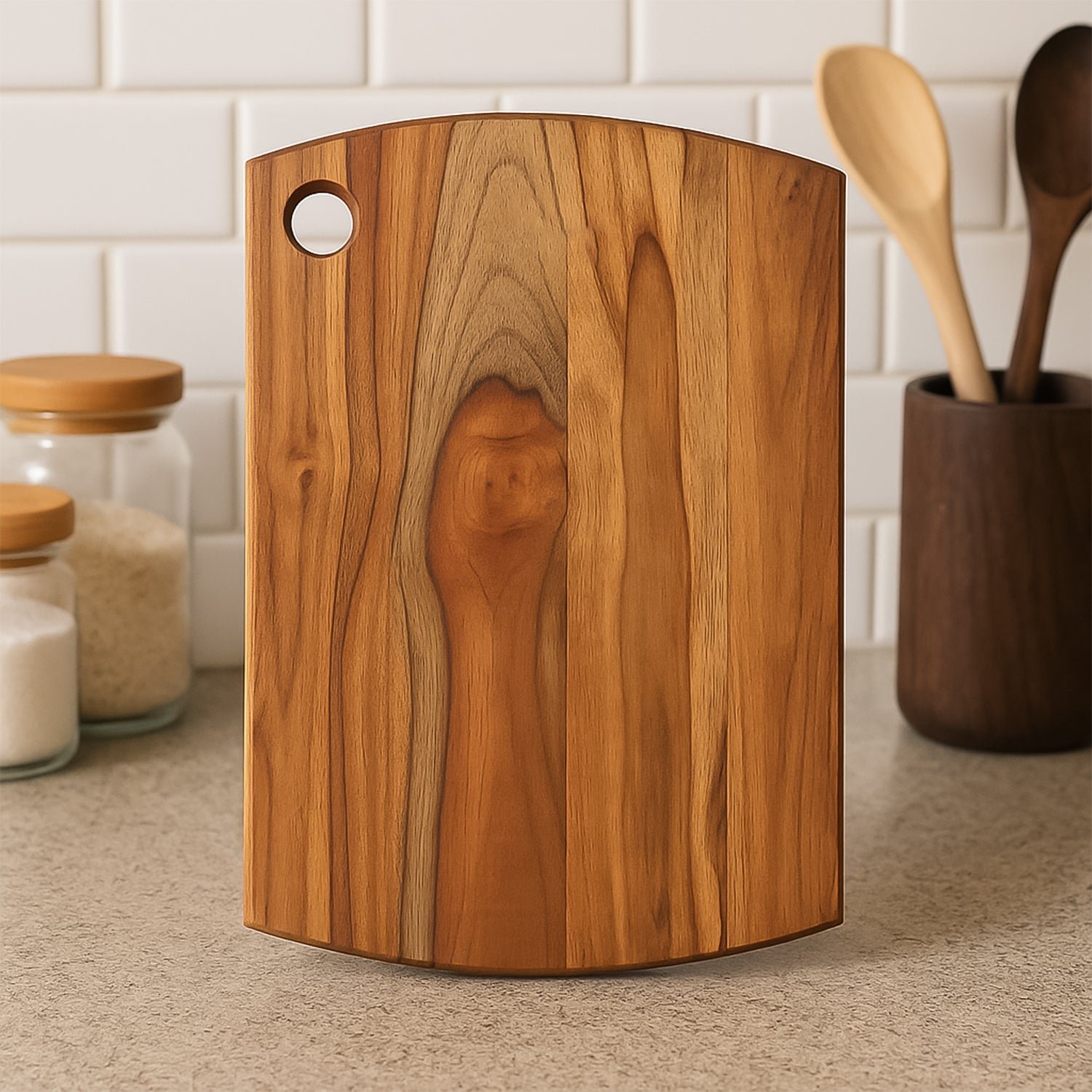 Teak Wood Chopping Board – Durable & Heavy Duty Kitchen Essential