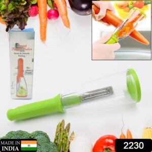Smart Vegetable Peeler – Mess-Free with Container | Quickslice