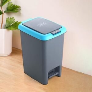 Push N Pedal Dust Bin – Hands-Free 6.5 Liter Space-Saver