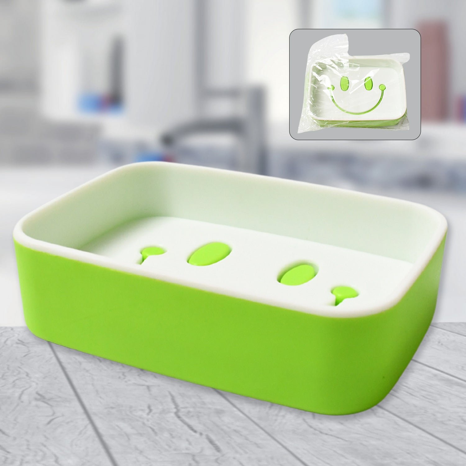 Portable Travel Soap Dish Box – Cute Smiley Face & Draining Design