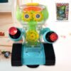 Transparent Gear Robot Car – Lights, Sound & Gears | Aditi