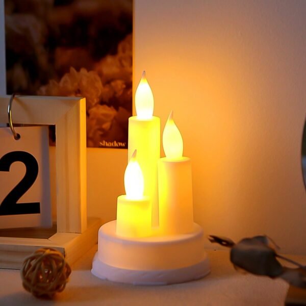 LED Taper Candles – Realistic Flickering Flame | Indo Glow