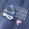 Mobile Phone Stand Combo Set – Cable Organizer & Charger Kit