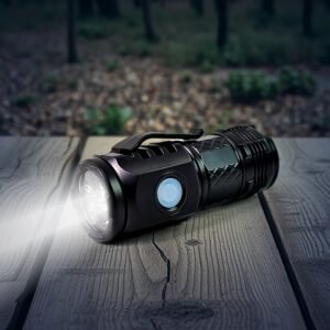 Rechargeable LED Torch – 5 Modes, Waterproof | Indo Glow