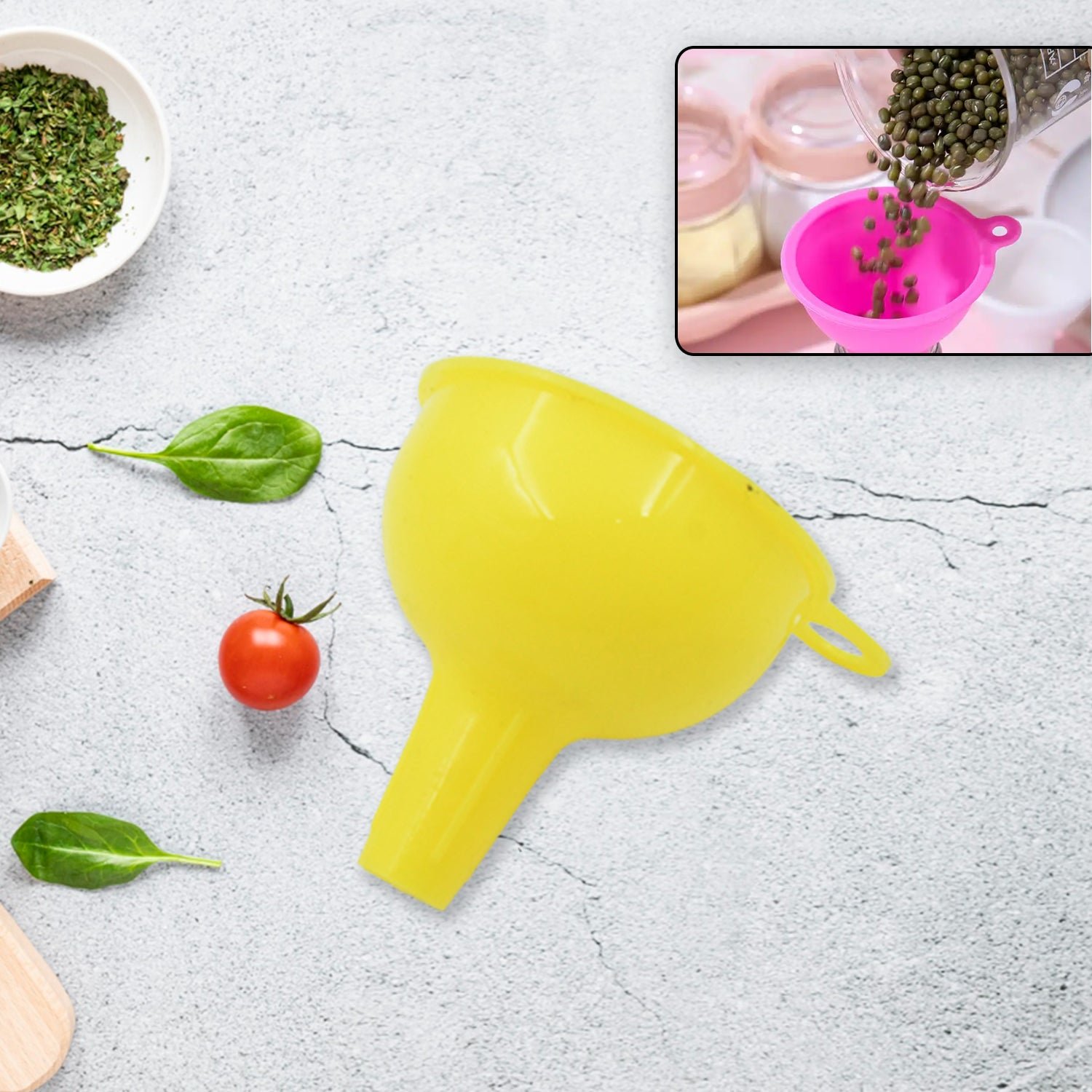 Silicone Funnel – Food-Grade, Easy Pouring for Kitchen | Tidy Table